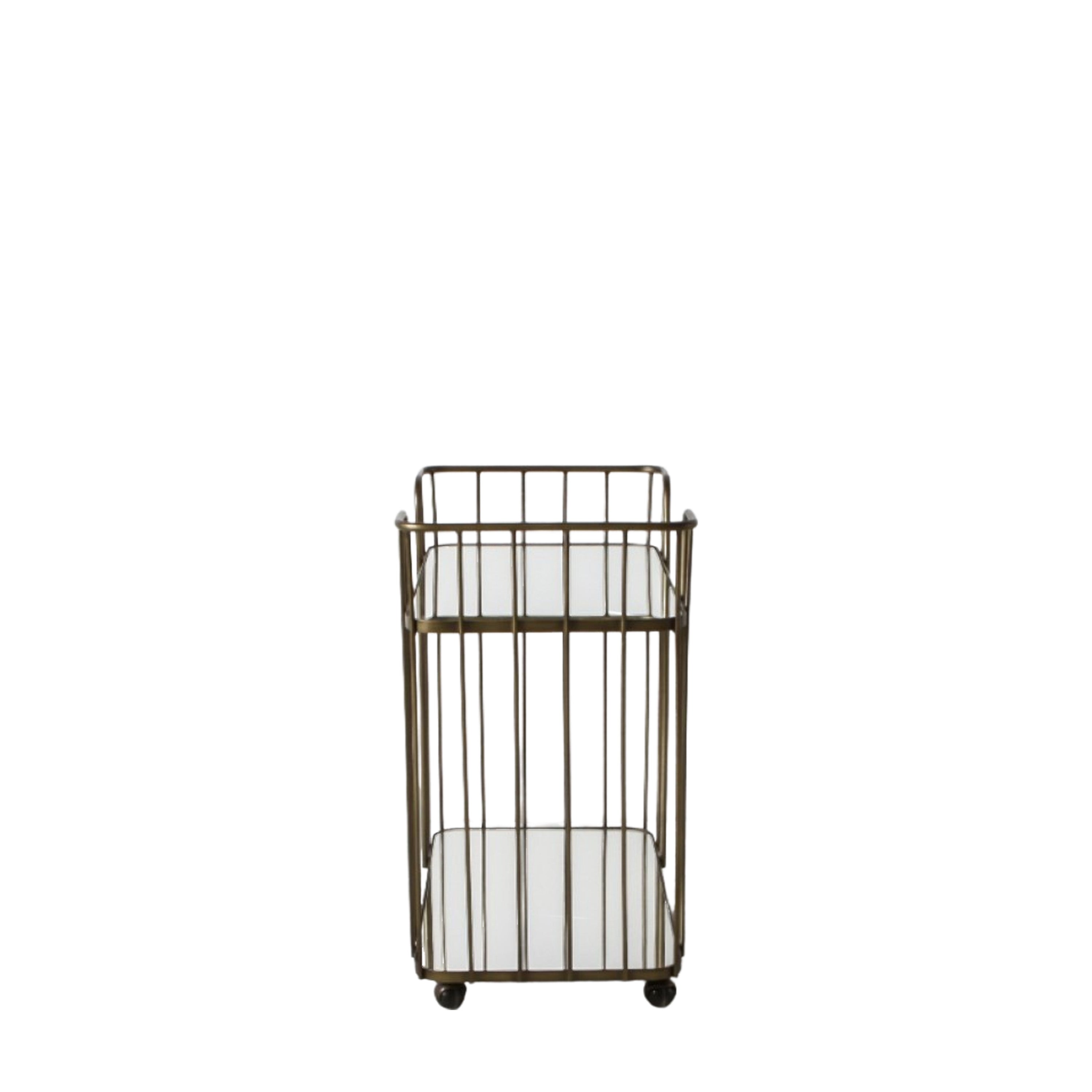 Beauly Bronze & Glass Drinks Trolley